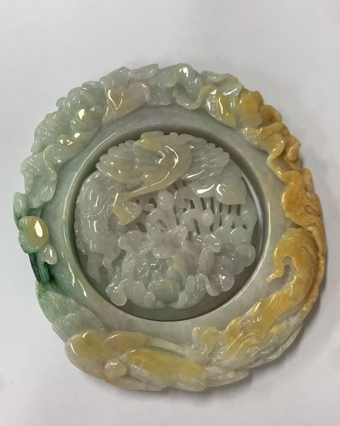 凤穿牡丹